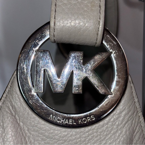 MICHAEL KORS Fulton Large HOBO Shoulder Soft Pebbled Leather Bag - Picture 4 of 13